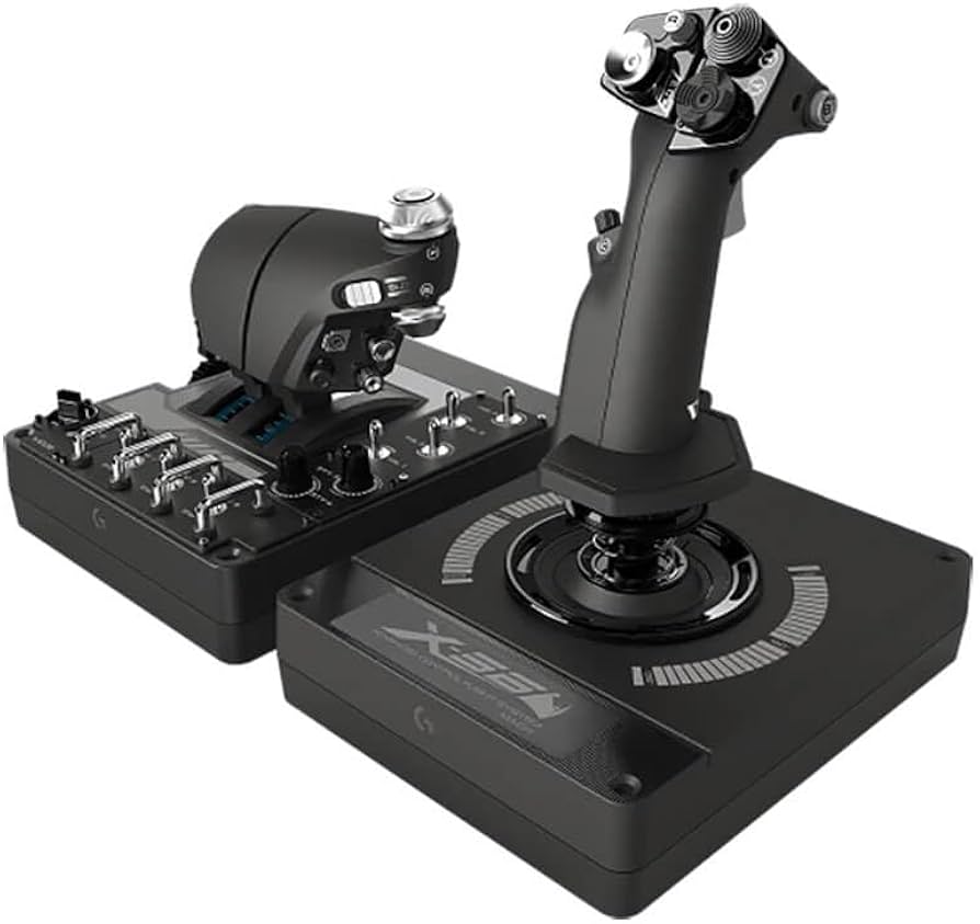 Logicool X56 HOTAS フライトスティック ロジクール Amazon.com: Logitech G X56 H.O.T.A.S Throttle and Joystick